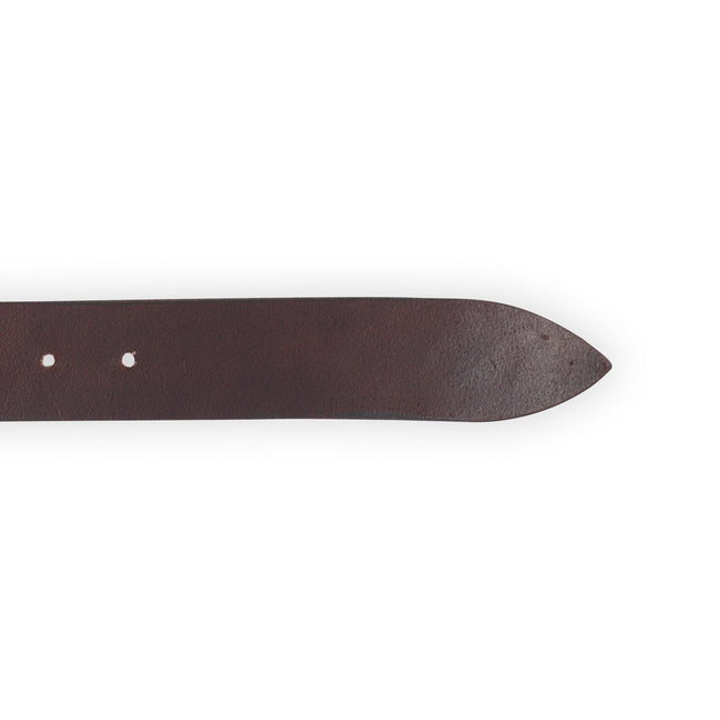 Belt Plain Colour Genuine Leather Suede