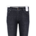 Jeans - Swing Super Slim Cotton, Polyester, Modal Stretch Black Patch