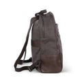 Dark Brown Leather Backpack