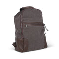 Dark Brown Leather Backpack
