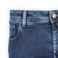 Jeans - BARD Jersey Cotton & Polyester Stretch Royal Blue Patch