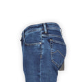 Jeans - BARD Jersey Cotton & Polyester Stretch Royal Blue Patch