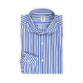 Shirt - Striped Cotton Stretch Single Cuff