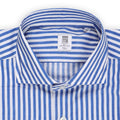Shirt - Striped Cotton Stretch Single Cuff