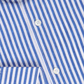 Shirt - Striped Cotton Stretch Single Cuff