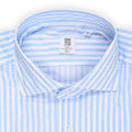 Shirt - Striped Cotton Stretch Single Cuff
