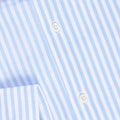 Shirt - Striped Cotton Stretch Single Cuff