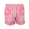 Swim Shorts - Paisley Print Microfiber