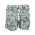 Swim Shorts - Paisley Print Microfiber