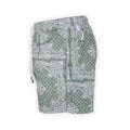 Swim Shorts - Paisley Print Microfiber