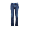 Jeans - BARD Jersey Cotton & Polyester Stretch Royal Blue Patch