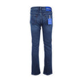 Jeans - BARD Jersey Cotton & Polyester Stretch Royal Blue Patch