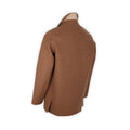 Jacket 3/4 - Checked Cashmere Double-Face Reversible Buttoned