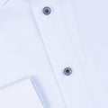 Shirt - Twill Striped Cotton Single Cuff Tricolor Buttons