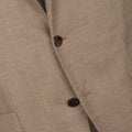Blazer - Hopsack Wool & Polyester Unfinished Sleeves
