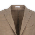 Blazer - Hopsack Wool & Polyester Unfinished Sleeves