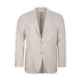 Blazer - Houndstooth Lyocell & Linen Unfinished Sleeves