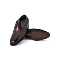 Derbies - Limited Edition Patinated Leather & Double Leather Soles Lace-Ups + Apron