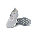 Sneakers - Nubuck, Stretch Knit & Rubber Soles Lace-Ups