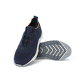 Sneakers - Nubuck, Stretch Knit & Rubber Soles Lace-Ups