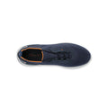 Sneakers - Nubuck, Stretch Knit & Rubber Soles Lace-Ups