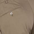 Pants - Jersey Grey Cotton & Polyamide Stretch