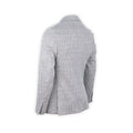 Blazer - Houndstooth Flax, Polyester & Nylon Stretch Unfinished Sleeves