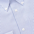 Shirt - Oxford Striped Cotton Single Cuff