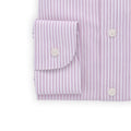 Shirt - Oxford Striped Cotton Single Cuff