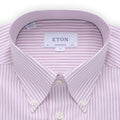 Shirt - Oxford Striped Cotton Single Cuff