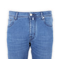 Jeans - BARD Jersey Cotton & Lyocell Stretch Navy Patch
