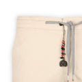 Pants - CARACCIOLO Drill Cotton, Silk & Cashmere Stretch Elastic Waistband + Zip