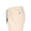 Pants - CARACCIOLO Drill Cotton, Silk & Cashmere Stretch Elastic Waistband + Zip