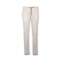 Pants - CARACCIOLO Drill Cotton, Silk & Cashmere Stretch Elastic Waistband + Zip