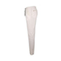 Pants - CARACCIOLO Drill Cotton, Silk & Cashmere Stretch Elastic Waistband + Zip