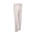 Pants - CARACCIOLO Drill Cotton, Silk & Cashmere Stretch Elastic Waistband + Zip
