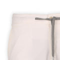 Pants - CARACCIOLO Drill Cotton, Silk & Cashmere Stretch Elastic Waistband + Zip