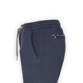 Pants - CARACCIOLO Drill Cotton, Silk & Cashmere Stretch Elastic Waistband + Zip