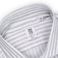 Shirt - Striped Cotton Stretch Single Cuff