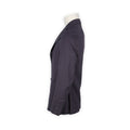 Two Piece Suit - Easy Wear Wool & Polyester Stretch Unfinished Sleeves