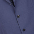 Two Piece Suit - Easy Wear Wool & Polyester Stretch Unfinished Sleeves