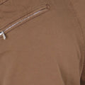 Pants - CARACCIOLO Cotton & Silk Stretch Elastic Waistband + Zip