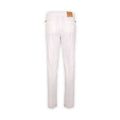 Pants - CARACCIOLO Cotton & Silk Stretch Elastic Waistband + Zip