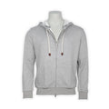 Sweater - MIKE Hoody Cotton & Silk & Polyamide Zipped