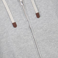 Sweater - MIKE Hoody Cotton & Silk & Polyamide Zipped