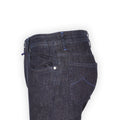Jeans - BARD Cotton & Linen Stretch Navy Patch