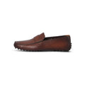 Loafers - Driving Shoes Leather & Rubber Grommet Soles + Apron