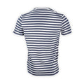 T-Shirt - Striped Cotton Crew Neck Short Sleeves