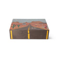 Cigar Humidor - "Route 66" 110 Cigars Sycamore