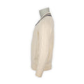 Cable Knit Sweater - Tennis Model Cashmere V-Neck